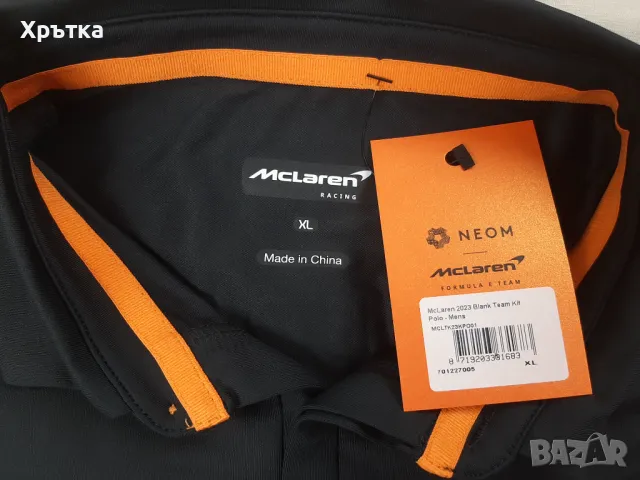 McLaren Racing Team Polo - Оригинална мъжка тениска с яка р-р XL, снимка 8 - Тениски - 49192528