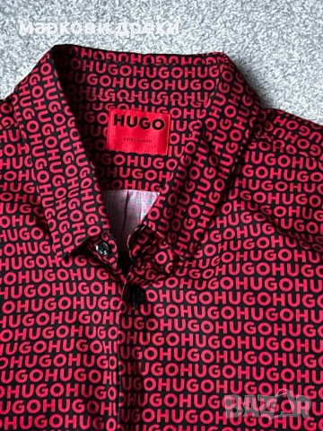 Hugo Boss Hugo shirt slim fit XL, снимка 6 - Ризи - 52755269