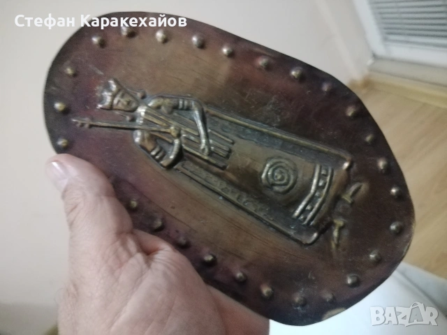 Медно пано за стена 