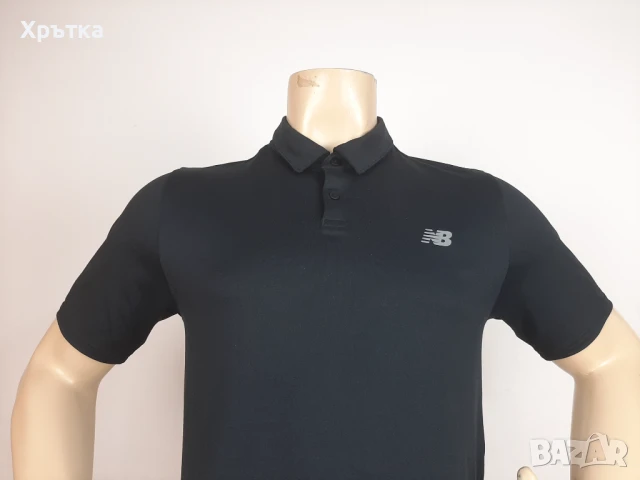 New Balance Performance - Оригинална мъжка тениска с яка р-р S, снимка 4 - Тениски - 50689292