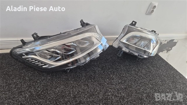 Комплект десен ляв фар Mercedes Sprinter Full LED Пълен код A9109060001, A9109069900 , снимка 3 - Аксесоари и консумативи - 51816942