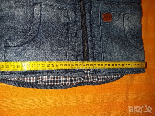 Дънково якенце за момче, с дебела подплата, снимка 6 - Детски якета и елеци - 32879392