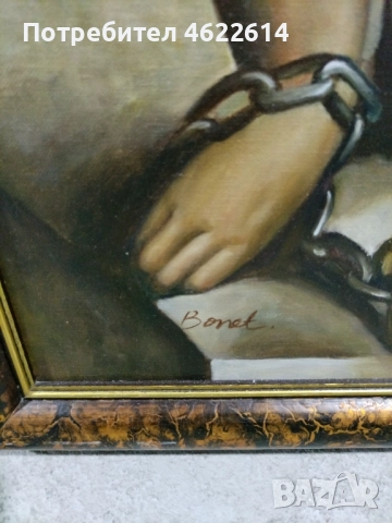 КАРТИНА МАСЛЕНИ БОИ ВЪРХУ ПЛАТНО АВТОРСКА. , снимка 4 - Картини - 52637234