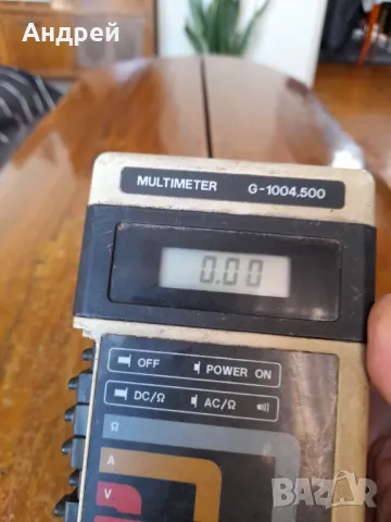 Стар мултицет RFT Mikroelektronik G 1004.500 #2, снимка 8 - Антикварни и старинни предмети - 47737698