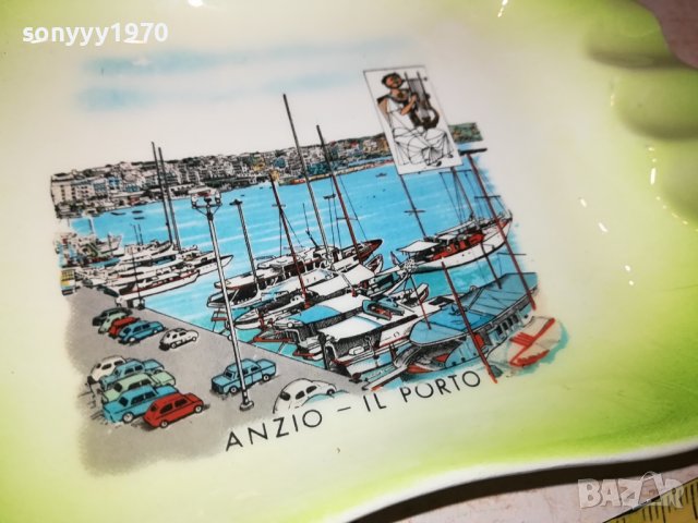 ANZIO IL PORTO ITALY-ПЕПЕЛНИК ОТ ИТАЛИЯ 2801241711, снимка 5 - Антикварни и старинни предмети - 44016448