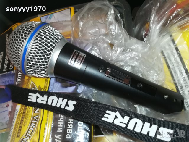 shure beta sm58s-profi microphone swiss 0104211707, снимка 7 - Микрофони - 32387591