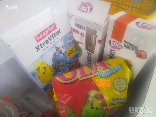 Клетка за малки и средни папагали,корела, розела, вълнисти,  Напълно оборудвана, снимка 3 - Папагали - 49516964