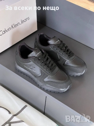 Calvin Klein Мъжки Черни Маратонки👟Мъжки Спортни Обувки В Черен Цвят Келвин Клайн Код E1207
