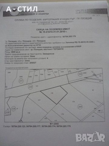 Продавам имот от 3000кв.м.гр.Пловдив, снимка 2 - Парцели - 20092831