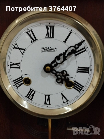 Стенен часовник с Ключ, снимка 2 - Стенни часовници - 52816299