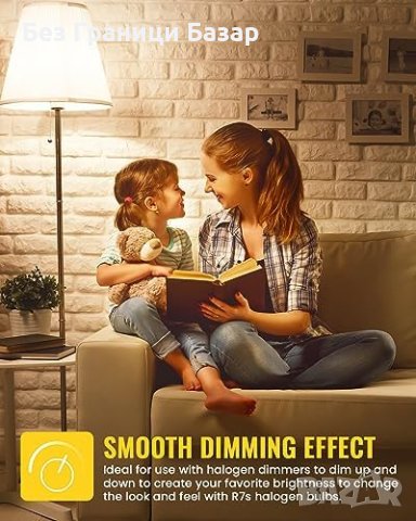 Нови 2 броя R7s Халогенни Крушки 78мм 80W Топло Бяла Светлина 2800K, снимка 4 - Крушки - 43406757