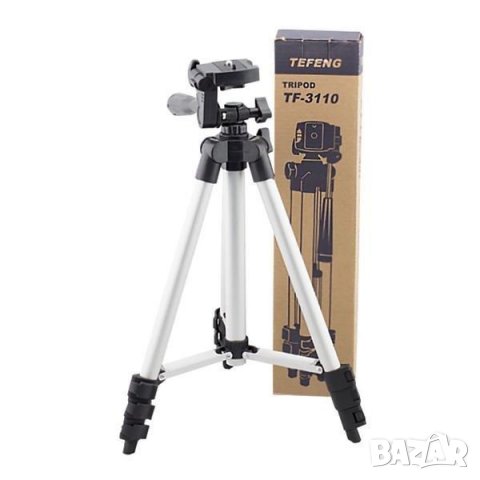 Статив-трипод 3110 за видео/фото техника или смартфон - 1 метър, снимка 4 - Чанти, стативи, аксесоари - 33404868