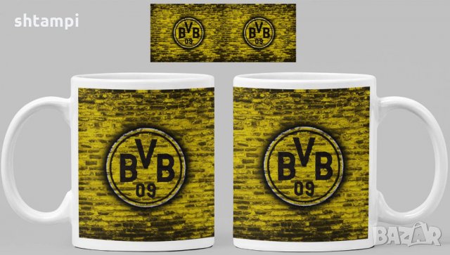 Чаша Борусия Дортмунд Borussia Dortmund Керамична, снимка 2 - Фен артикули - 34783737