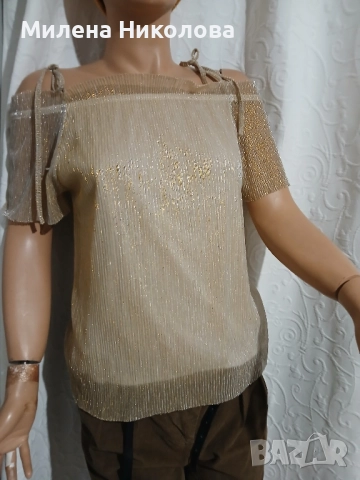 Златист топ XS/S