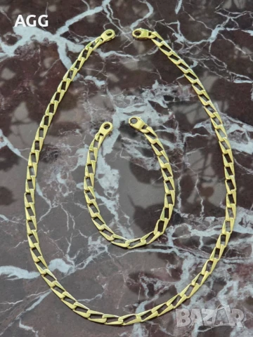 Стилен златен комплект