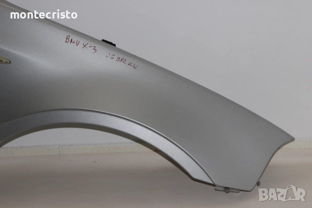 Десен калник BMW X3 E83 (2003-2010г.) с отвори за декоративна вежда / 41353405922, снимка 2 - Части - 52668563