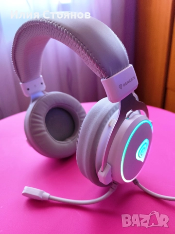 Геймърски слушалки Genesis Neon 764 – като нови, снимка 2 - Слушалки за компютър - 52808971