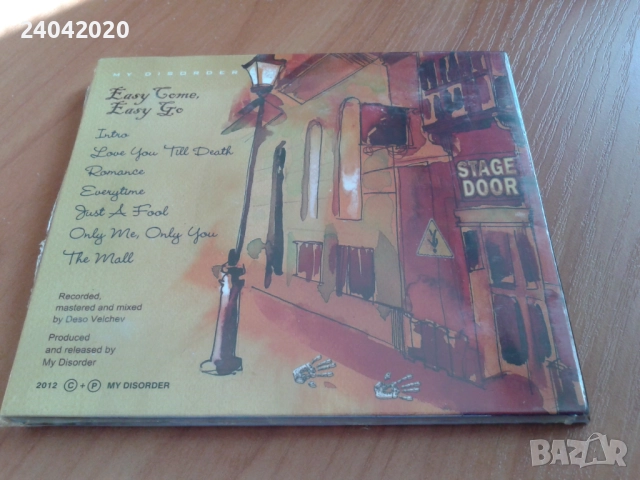 My Disorder – Easy Come Easy Go BG metal/rock нов оригинален диск, снимка 2 - CD дискове - 52490281