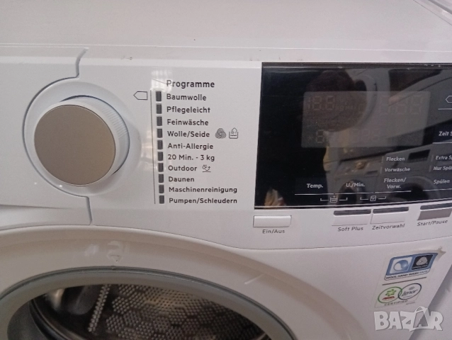 Комплект пералня и сушилня с термопомпа АЕГ Aeg 8кг А+++ 2 години гаранция!, снимка 2 - Перални - 52152435