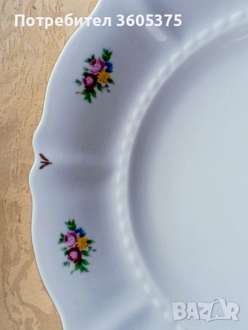 Чешко порцеланови плато, снимка 7 - Антикварни и старинни предмети - 51956215