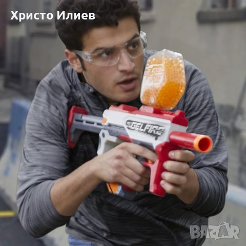 Нов Nerf Голям Бластер Помпа с 1600 Хидратирани патрона, снимка 7 - Други - 43712938