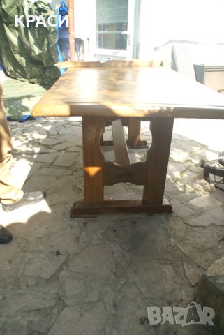 продавам старинна букова маса, снимка 6 - Антикварни и старинни предмети - 40791419