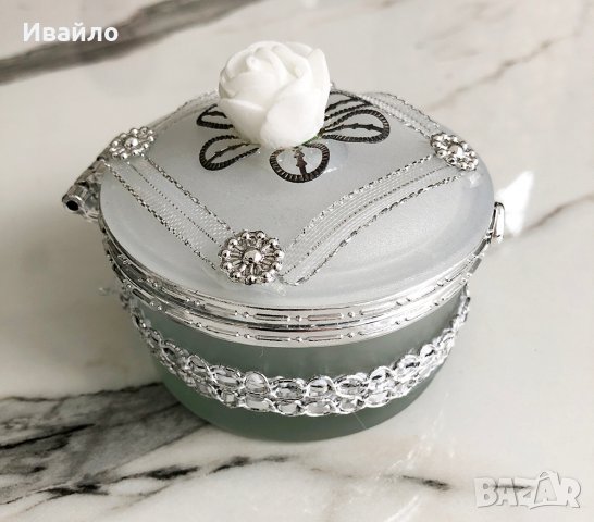 Стъклена кутия за бижута, снимка 3 - Други - 33209838