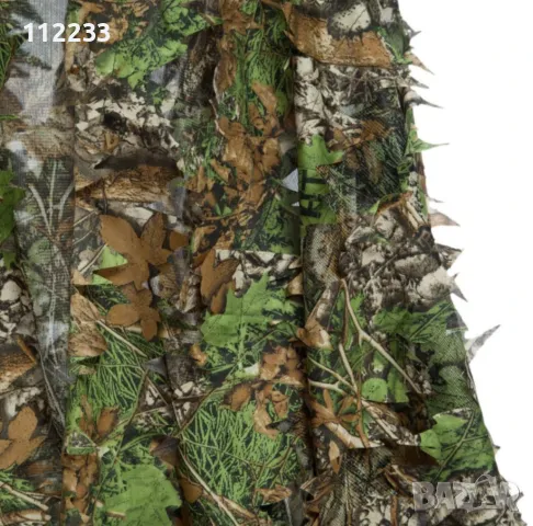 3D камуфлажно пончо с листа, снимка 5 - Екипировка - 49367305