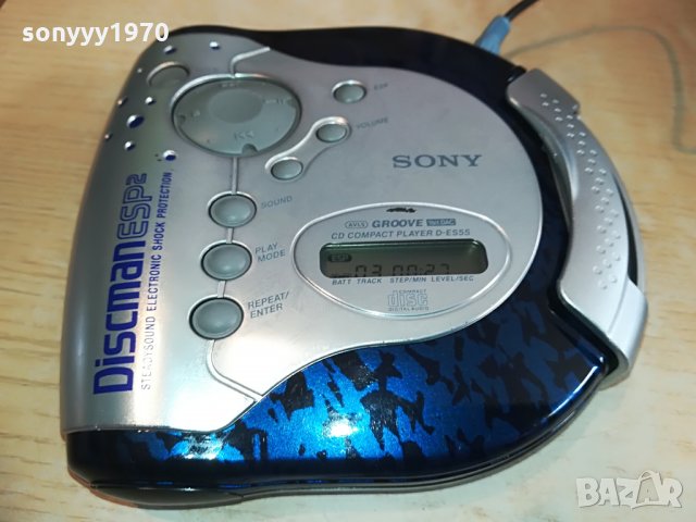 SONY D-ES55 DISCMAN ESP2-MADE IN JAPAN, снимка 1 - MP3 и MP4 плеъри - 28346180