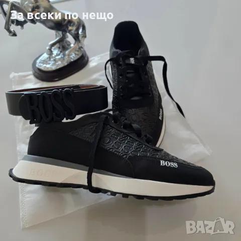Мъжки маратонки Hugo Boss, снимка 4 - Маратонки - 48373979