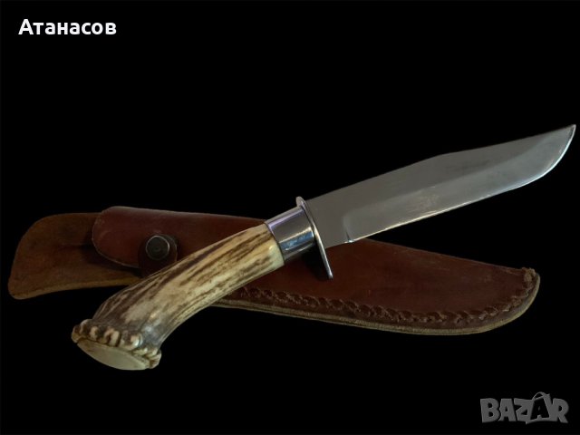 Ловен нож с еленов рог