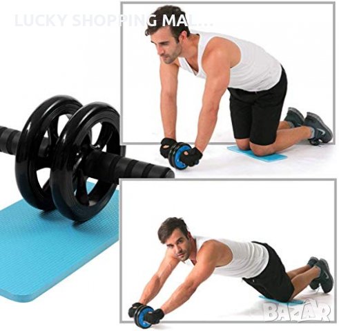 Колело за коремни преси Ab Wheel, снимка 5 - Фитнес уреди - 39624327