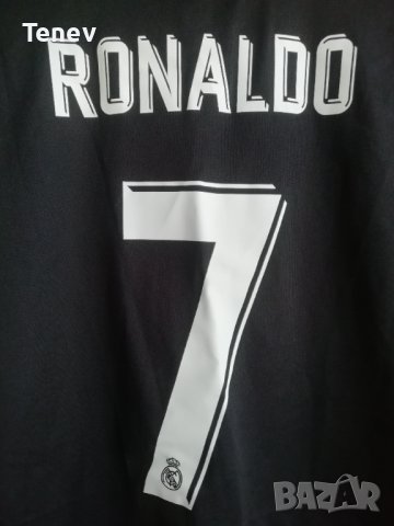 Real Madrid Cristiano Ronaldo 2017/2018 Adidas оригинална тениска фланелка Реал Мадрид Роналдо Away , снимка 3 - Тениски - 43213016