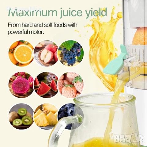Сокоизтисквачка Citrus Juicer GB4706 45W Цитрус преса преносима сокоизтисквачка за плодове цитруси, снимка 12 - Сокоизстисквачки и цитрус преси - 51205707