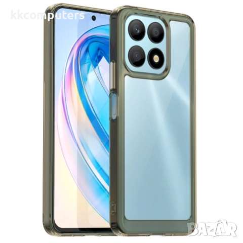 Huawei Honor X8a Силиконов Калъф Transparent TPU и Протектор, снимка 8 - Калъфи, кейсове - 52506923