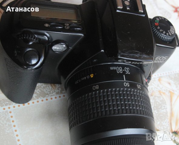 Canon EOS 3000V 35 mm с обектив, снимка 12 - Фотоапарати - 40636872