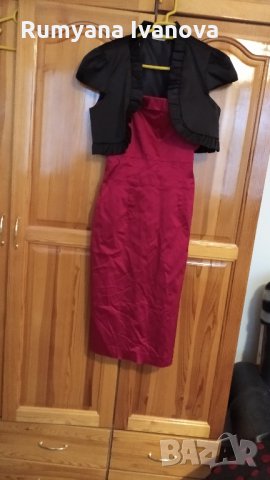 рокля шифон С размер, снимка 7 - Рокли - 27857859