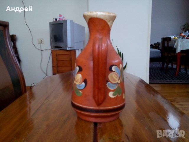 Старинна керамична кана #3, снимка 4 - Антикварни и старинни предмети - 27634106