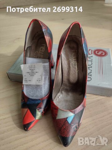 Стилни обувки с ток, снимка 3 - Дамски елегантни обувки - 43697943