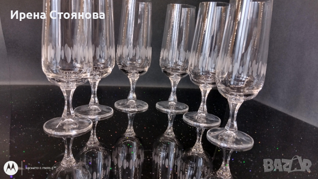 Комплект от тънкостенни чаши кристалин за вино, ликьор, шампанско, безалкохолни...., снимка 11 - Чаши - 44875757