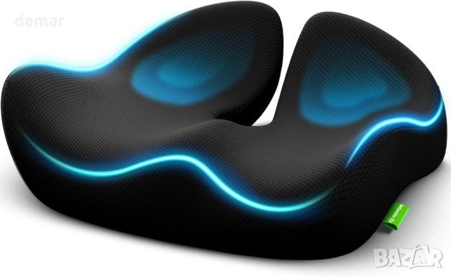 AUVON Контурирана възглавница за сядане, ергономична възглавница за офис стол за комфорт