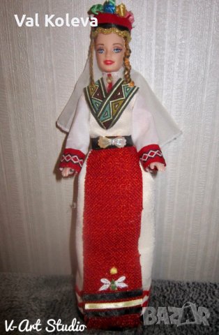 Кукла с българска народна носия, снимка 8 - Декорация за дома - 35084608