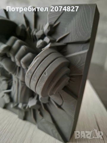 Strength Unleashed – 3D релефна скулптура, снимка 6 - Декорация за дома - 53451900