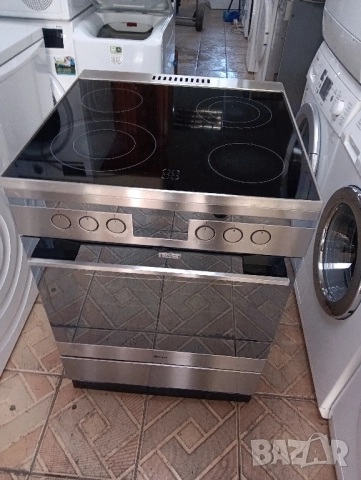 Иноксова свободно стояща печка с керамичен плот Gram с 2 години гаранция!