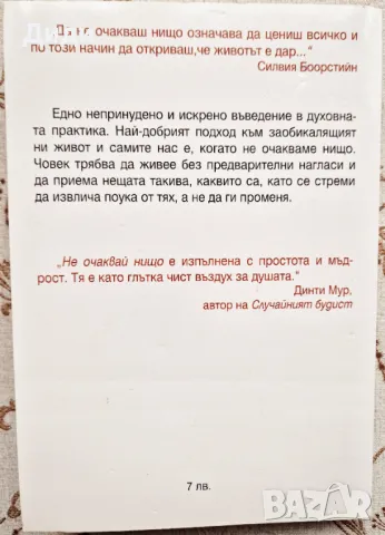 Кларис Брайън - Не очаквай нищо. Ръководство по дзен-медитация, снимка 2 - Езотерика - 48891488