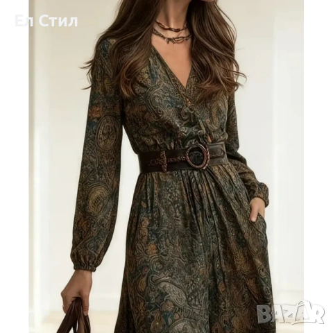 💕Дамска дълга рокля.