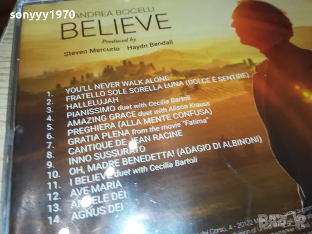 ANDREA BOCELLI CD 1303252011, снимка 10 - CD дискове - 49484879