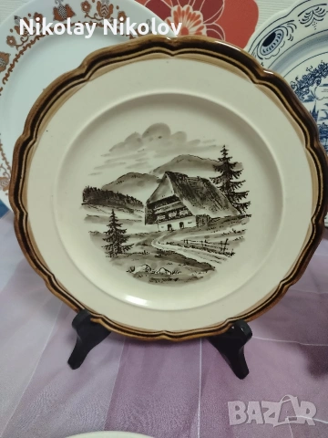 Порцеланови/Керамични чинии за стена , снимка 13 - Чинии - 53479932