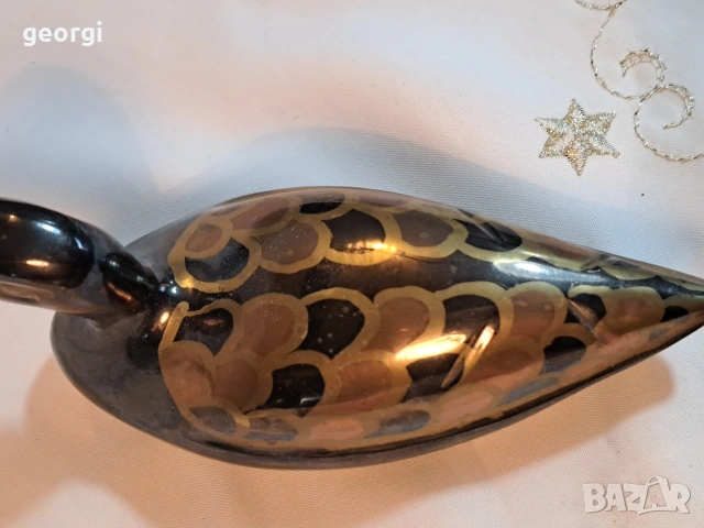 бронзова статуетка патица 32/3, снимка 5 - Статуетки - 53137661