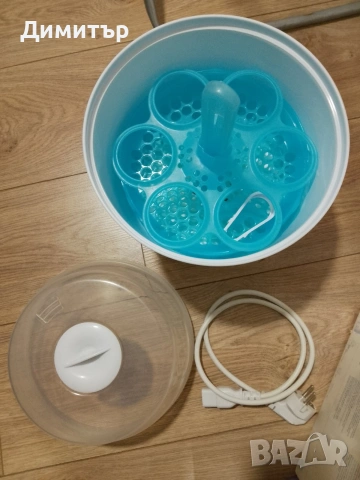 Продавам Стерилизатор,Помпа за кармачки шишета с чисто нови биберони , снимка 4 - Стерилизатори - 53283584